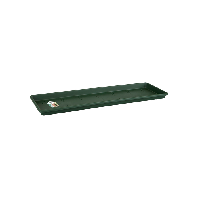 green basics trough saucer 50cm leaf green